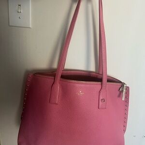 Kate Spade Fuchsia Studded Tote